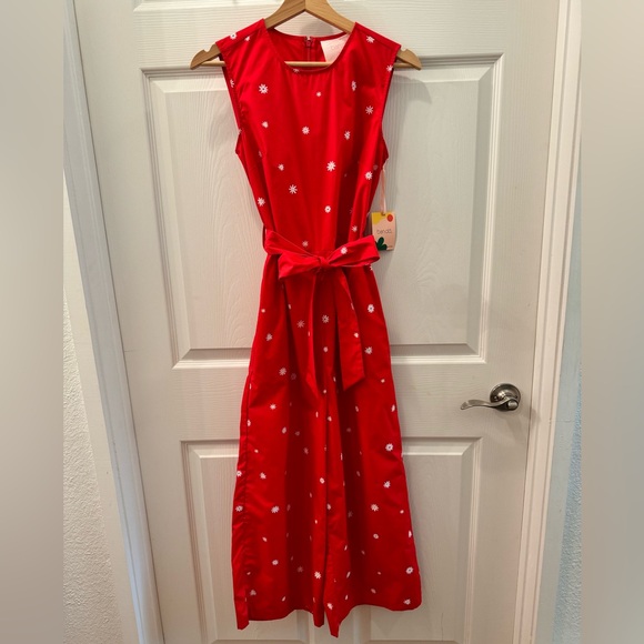 Ban.Do Red Daisy Wide Leg Jumpsuit - Picture 4 of 14